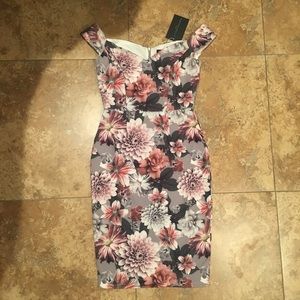 NWT ASOS off the shoulder pencil dress